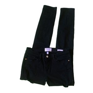 Frame Denim Black Le Skinny de Jeanne Bottoms